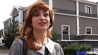 Beautiful Redhead French Teen Gets Fucked In Public