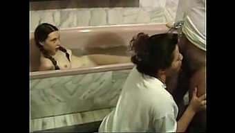 Papa'S Bath Time With A Naughty Teen