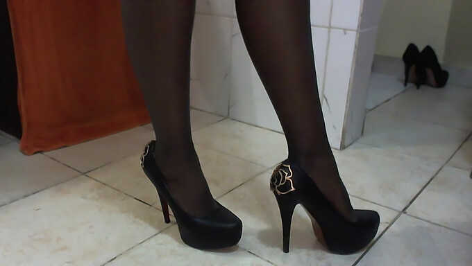 New Heels And Black Cock