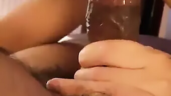 A Mixrace Slut Giving A Blowjob To A Brown-Skinned Guy