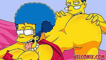 Blowjob Und Ficken: Die Liebe Des Nachbarn - Die Simpsons