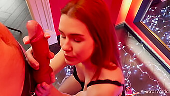 18 År Gamle Instagram-Modellen Kaira Love Gir En Pov-Blowjob I 4k