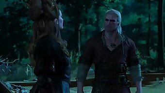 Anna Henrietta และ Geralt Of Rivia ในการเล่นเกมร้อน